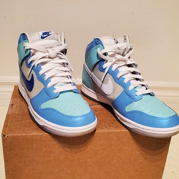 Nike Jordan Sneakers Dunk High Uni Blue "I Got Next" Collectors SE -Size 11 MINT - Picture 4 of 10